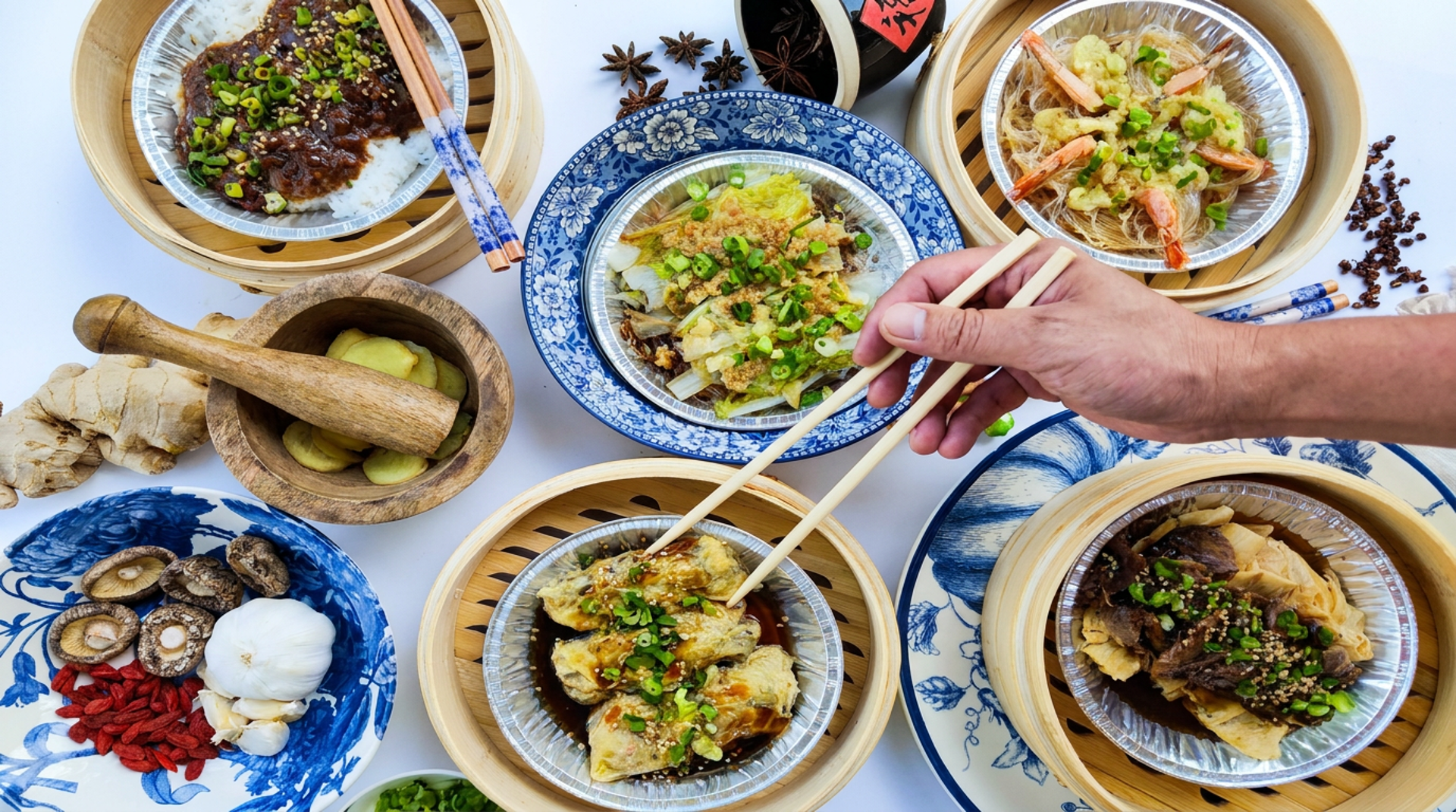 Dim sum made by hand