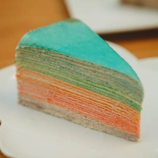 Rainbow Mille crepes