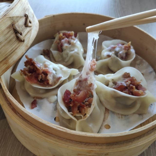 D07 Cheeseburger Pocket Dumplings (5 pcs) ###.