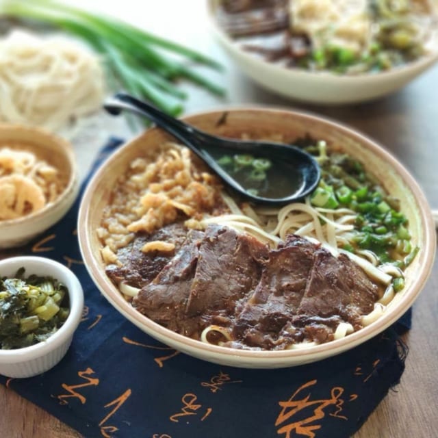 N06 Taiwanese Shacha Beef Soup Noodles.